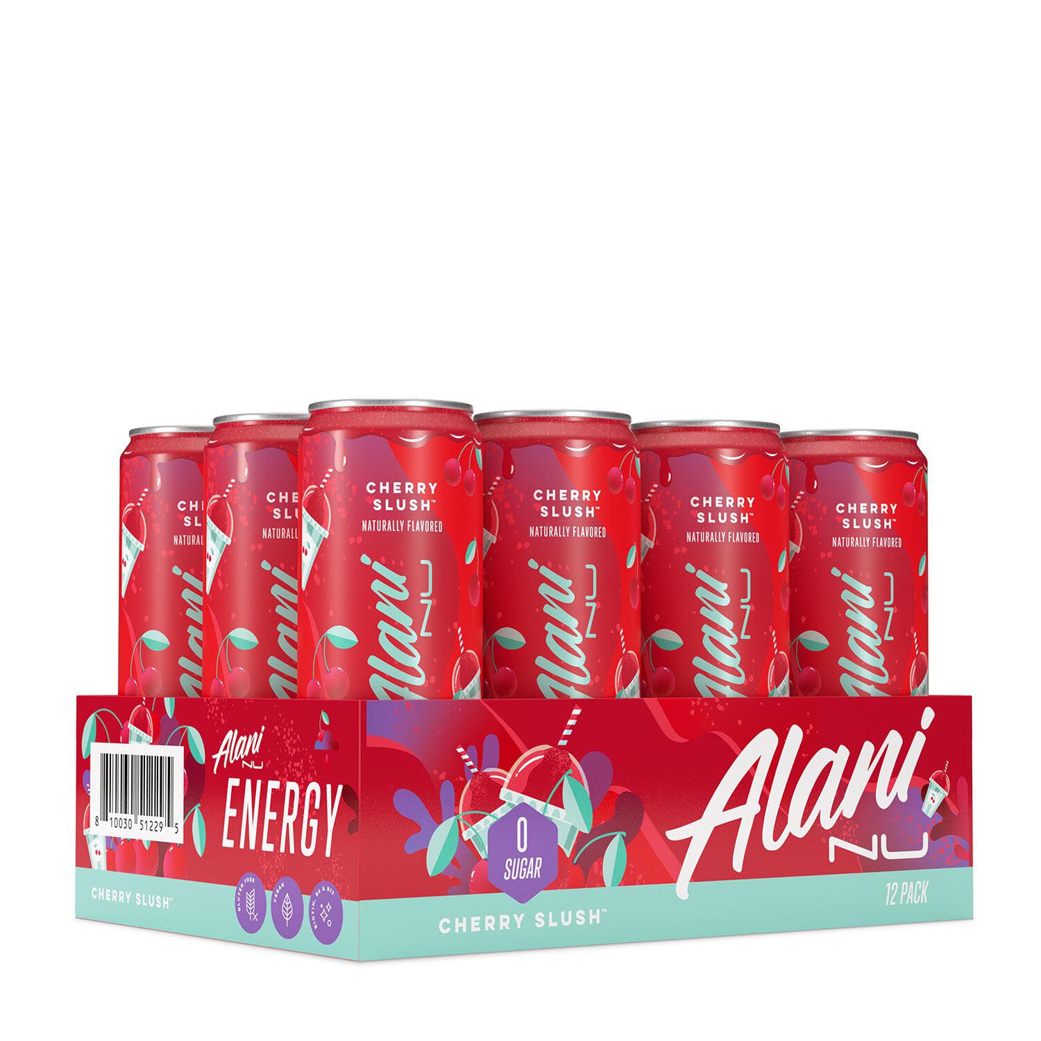 Energy Drink - Cherry Slush&trade; - 12oz. (12 Cans)